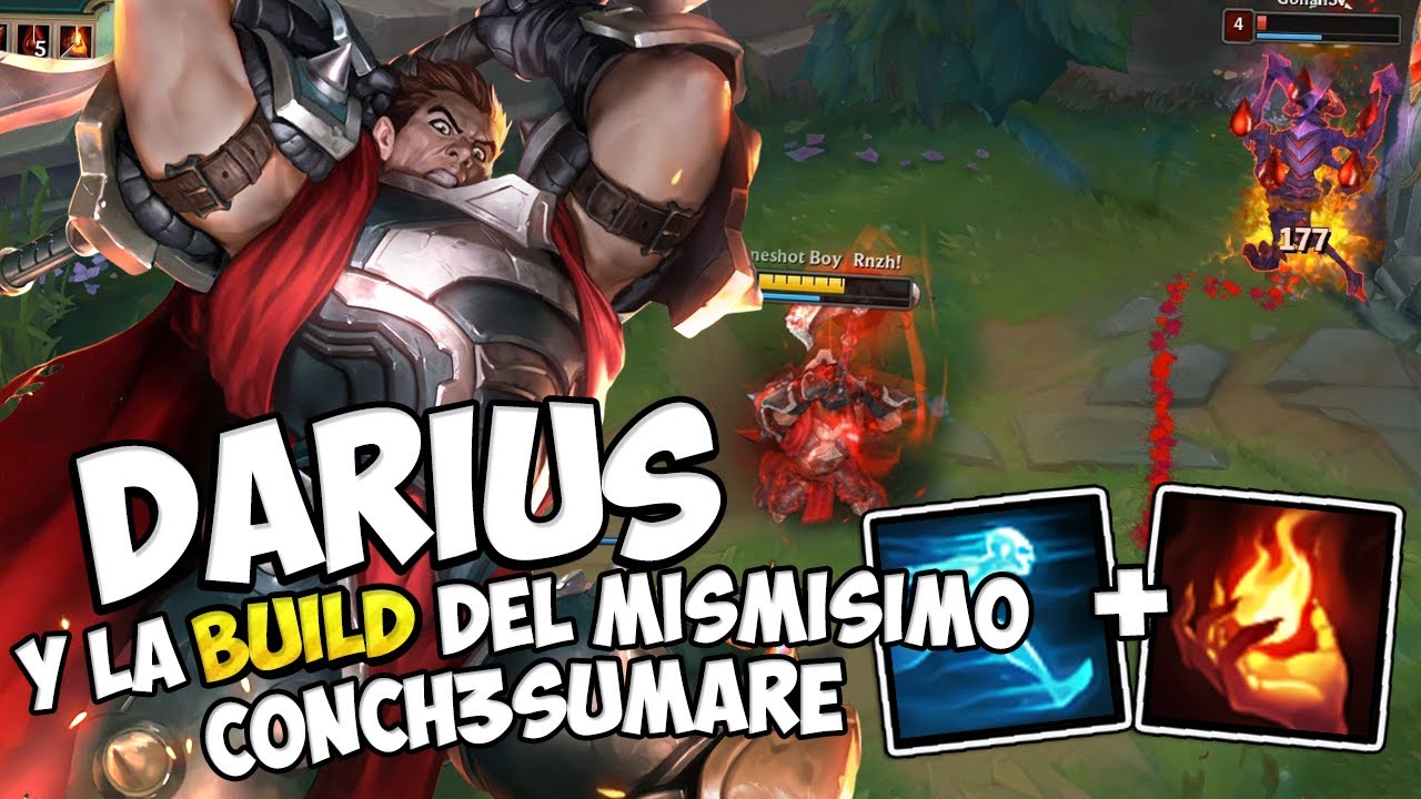 Darius y la Build Del Mismisimo Conch3sumare ⭐ Ignite y Fantasmal #LeagueOfLegends