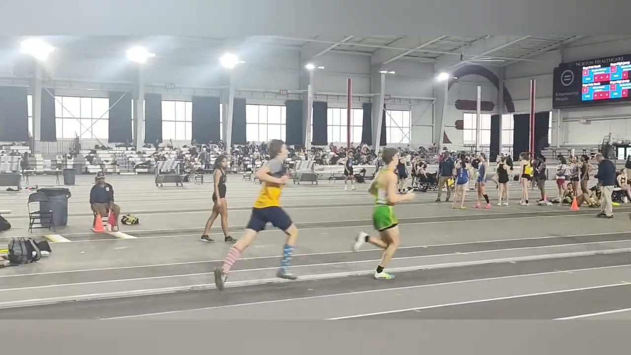 Spencer County girls and boys 400m, boys 800m runs @ KCCCA Presidents Day Weekend Invite 2026