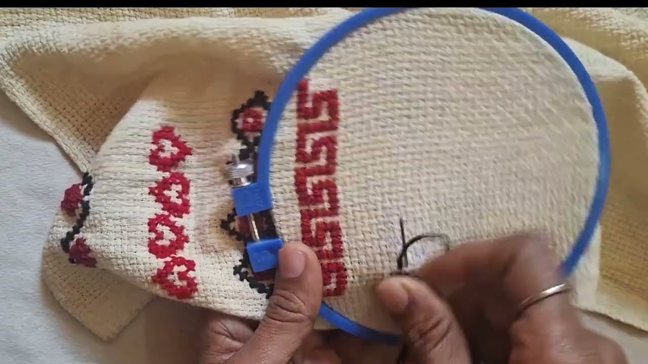 Beautiful Hand Embroidery Border Design | Easy Stitch Pattern