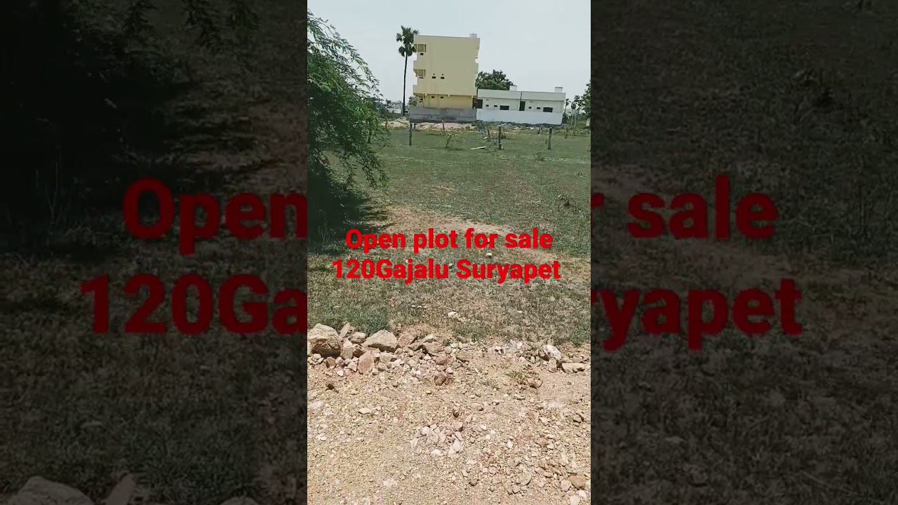 west face open plot for sale