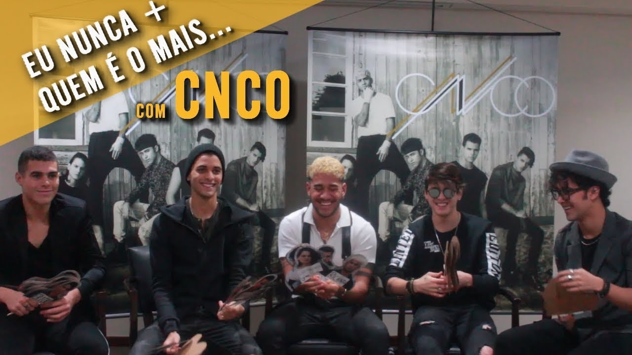 CNCO joga EU NUNCA e QUEM É O MAIS!