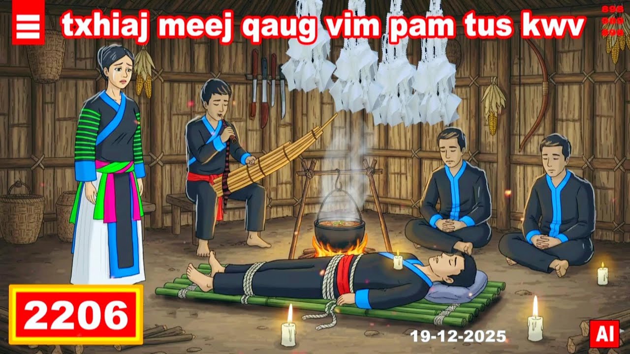 dab hais hmoob - 2206 - 20-12-2025 txhiaj meej qaug vim tus kwv, เป็นเพราะน้องชาย, The brother.