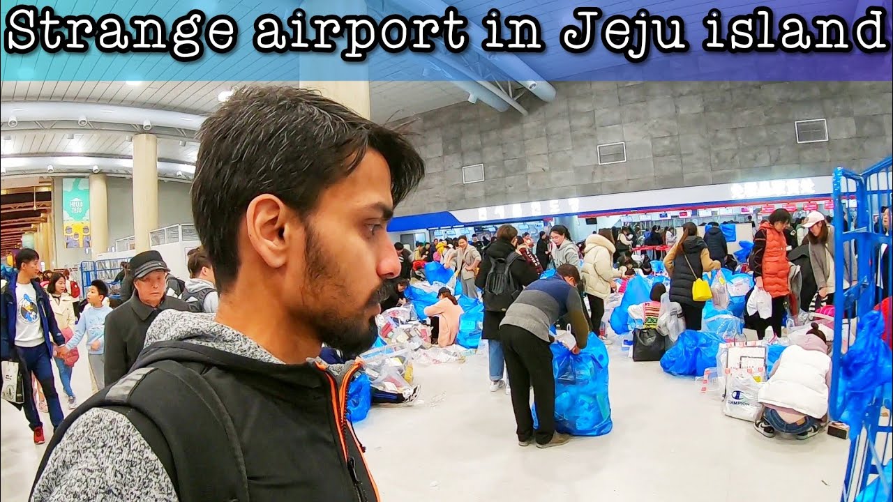 STRANGE Airport in JEJU , SOUTH KOREA : Back to INDIA