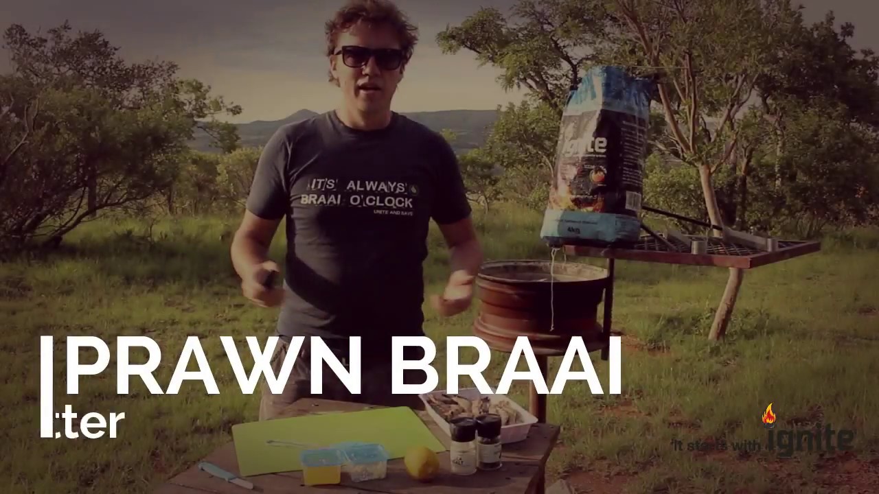 Prawn Braai - with lemon butter