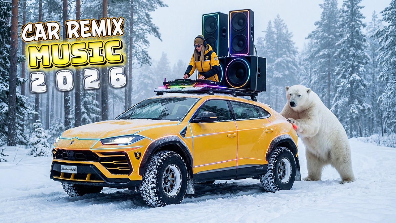 🚗 EDM-ремиксы для автомобиля 2026 | 💥 Техно-хаус вечеринка и мега-басовые дропы | Тренировка в сп...