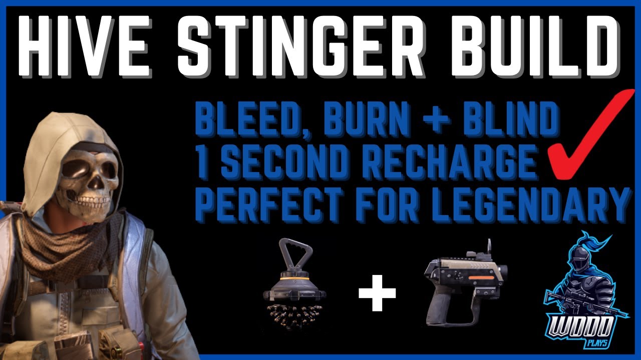 The Division 2 - HIVE STINGER SKILL DAMAGE BUILD