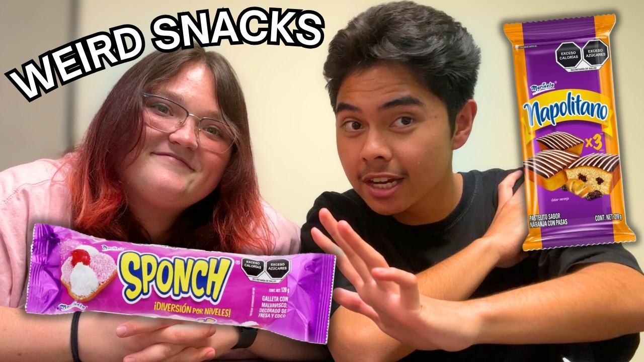We Tried Weird Snacks They Serve At College