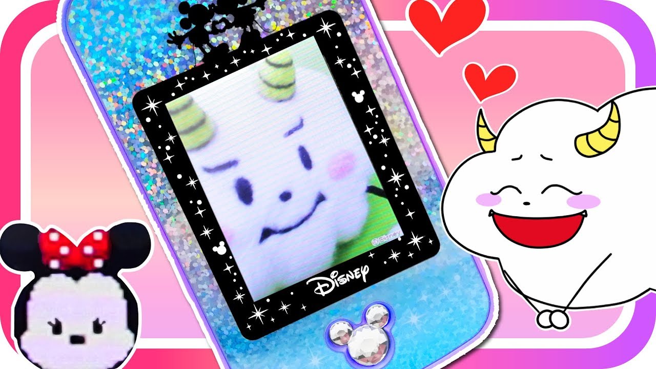 ディズニーキャラクターズ♪♪ Magical Me Pod♪ ディズニープリンセスやミッキーのツムツムゲームで遊べたり、かわいいしゃしんやどうがもとれるスマホのかたちのおもちゃ！