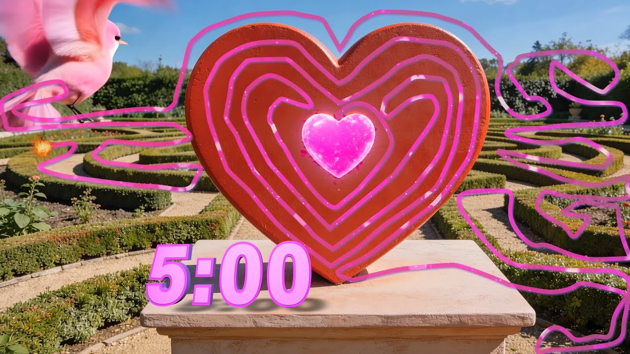 5 Minute Bomb Timer with music Valentines day surprise