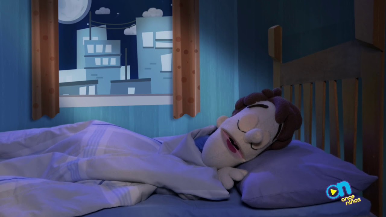 Alan duerme. Buenas noches Once Niños