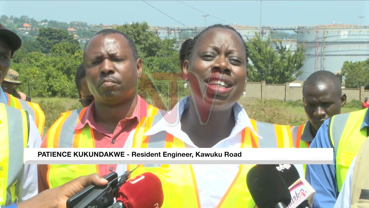 Katumba inspects ongoing works, decries delays