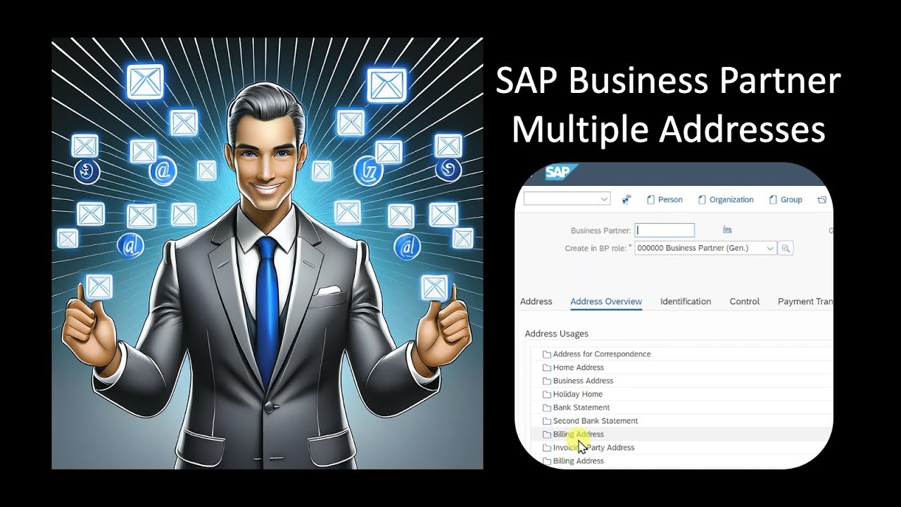 SAP S/4HANA Business Partner — обработка нескольких адресов для документов о продажах (настройка ...