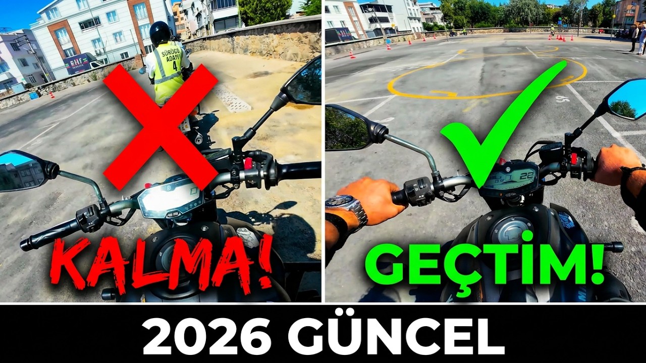 🎯 A Ehliyet Sınavı 2025. l MT-07 l A2’den A’ya Geçiş Sınavım.