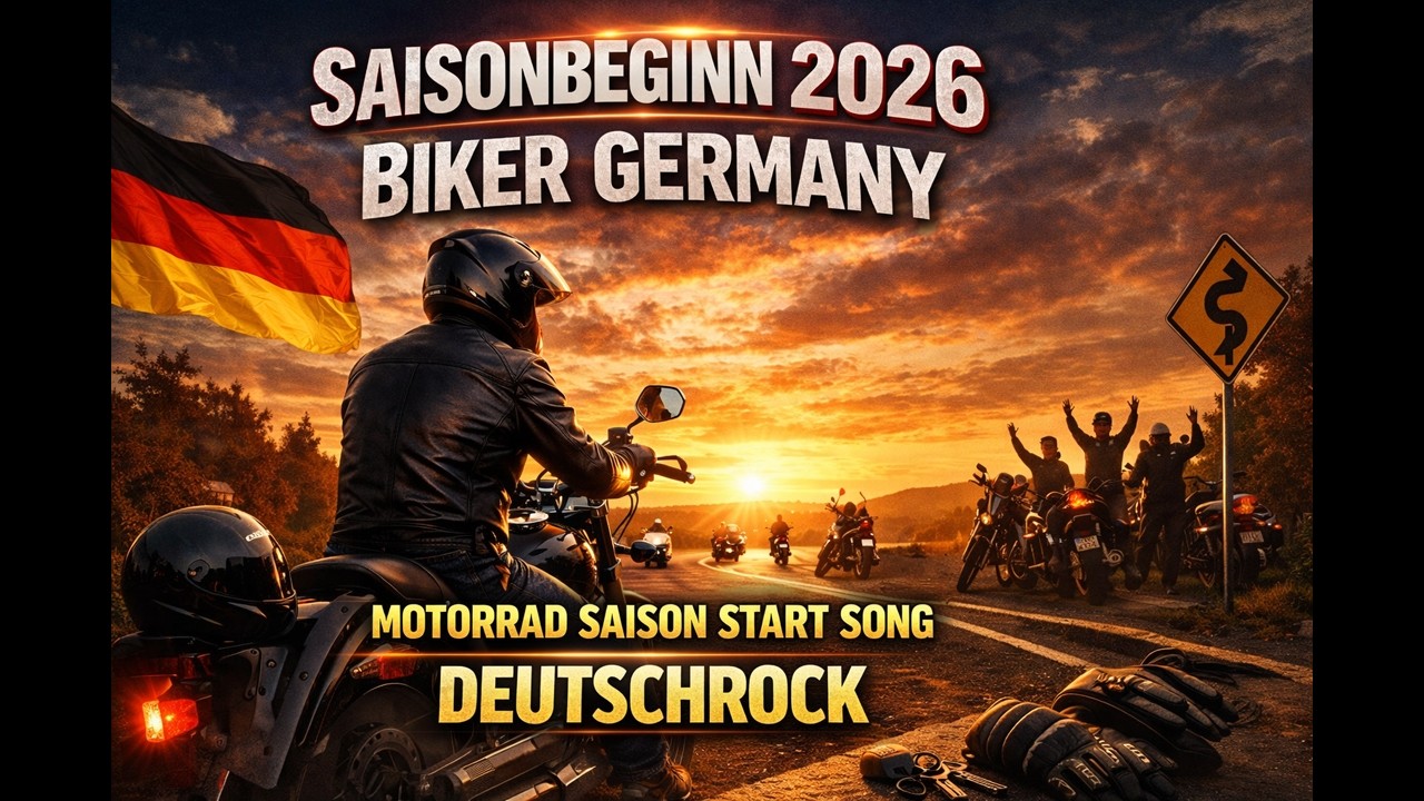 Motorrad Saisonstart 2026 🏍️ Biker Germany Hymne | Deutschrock für Biker