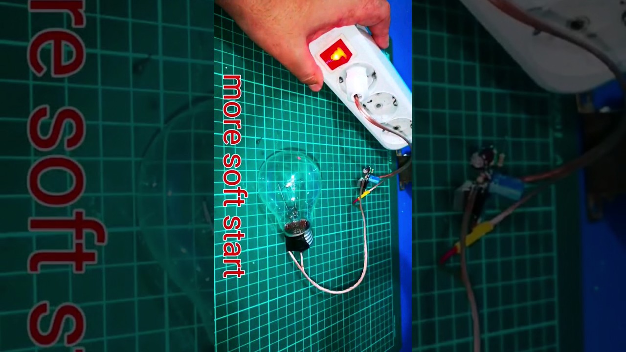 Схема плавного пуска Triac BT136