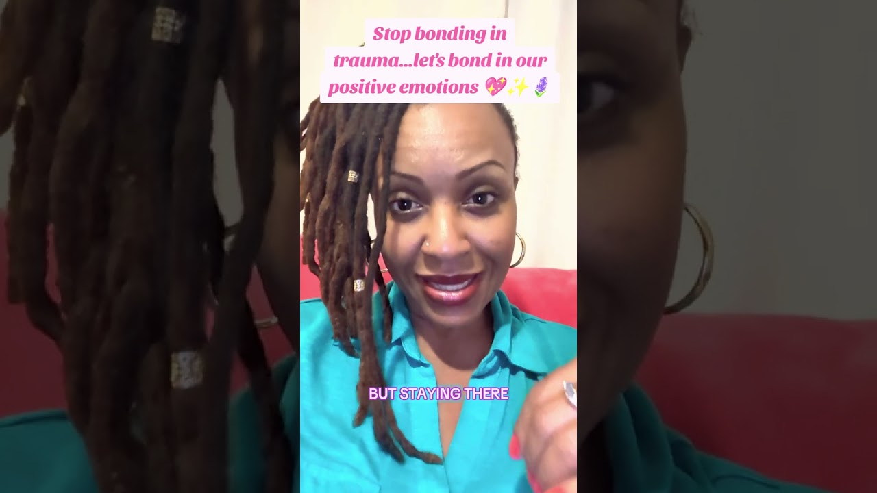 Stop bonding in trauma...let's bond in our positive emotions 💖✨🪻#nomoretraumabonding#wecandobetter