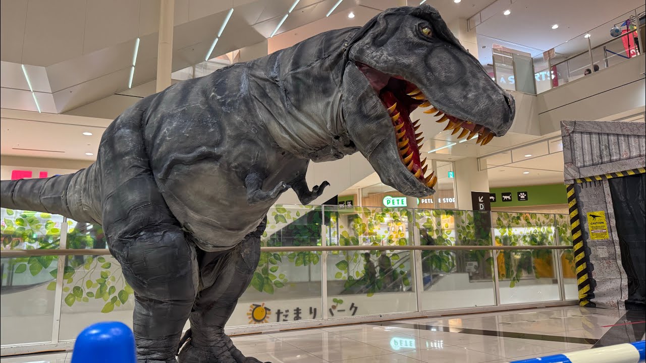恐竜ショーを見に行ったよ🦖