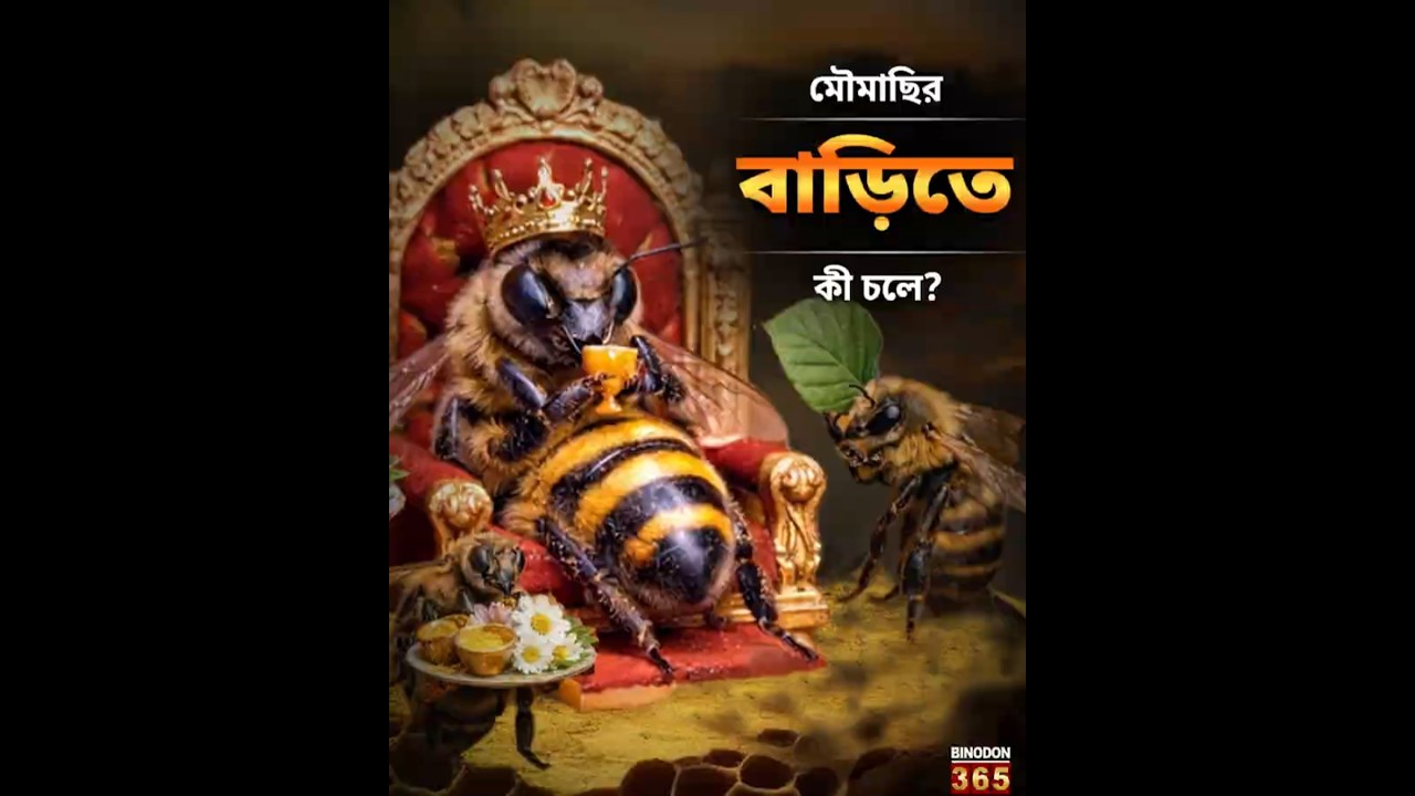 মৌমাছির বাড়িতে কী চলে? | Inside the Bee Kingdom 🐝 | The Shocking Truth About One Spoon of Honey