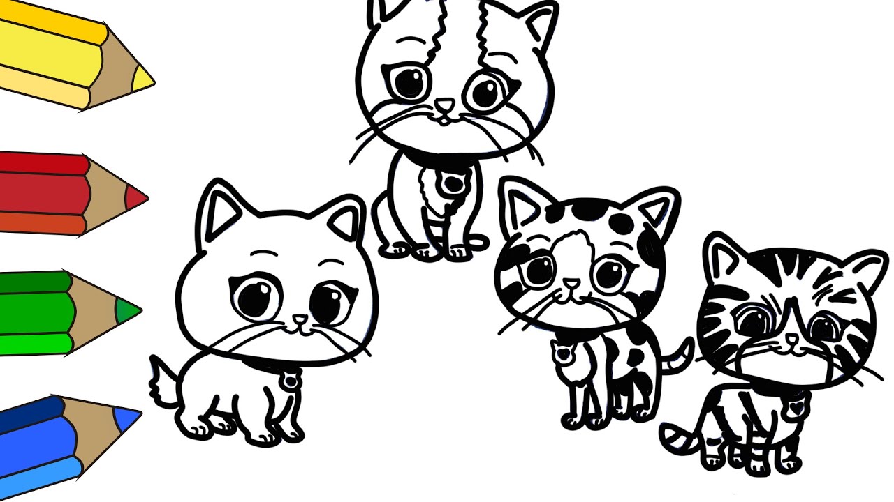 New Superkitties😸 Drawing and Coloring  SuperKitties  Disney Junior Bitsy Ginny Sparks and Buddy🌟