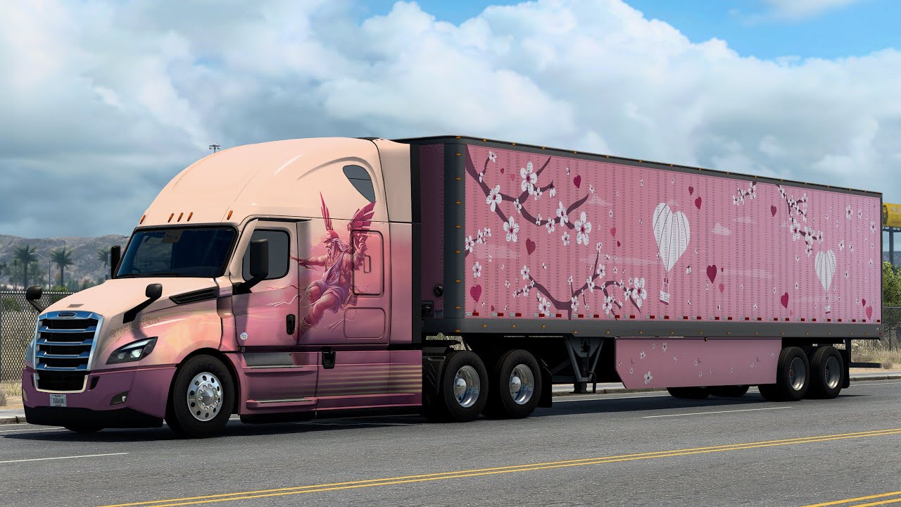 ATS ❤️Hearts in Bloom Event🍫 Flagstaff(AZ) to Las Vegas(NV) Realistic Driving