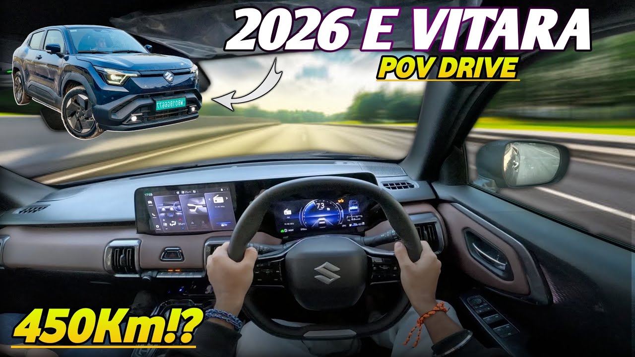 WORTH IT?🔥2026 New Maruti E Vitara | Alpha | POV DRIVE | 4K |