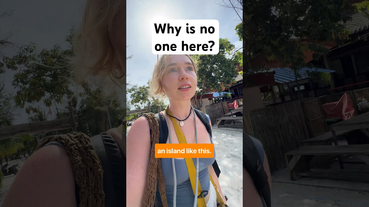 The most beautiful island I&rsquo;ve ever been to is in Cambodia #kohrong #cambodiatravel #minivlog