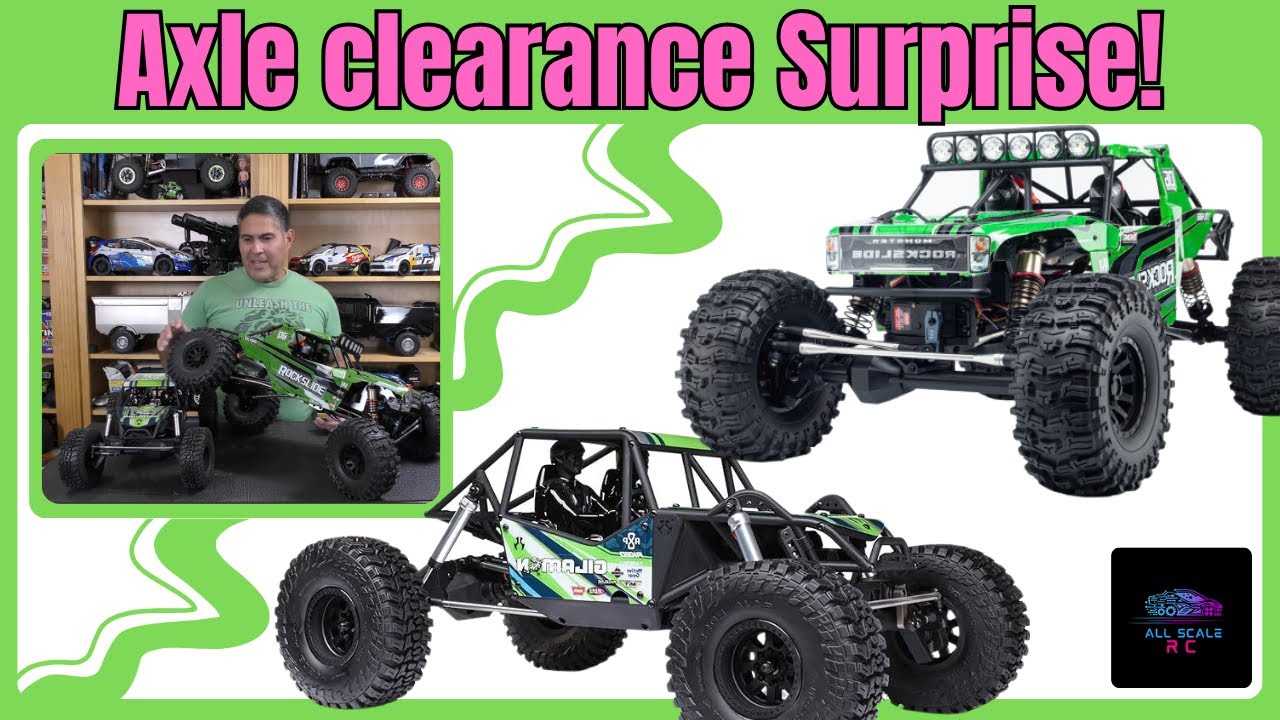 Зверь против Ящера YIKONG 1/6 YK4061 RockSlide и 1/8 AXP8 Gilamon RC Crawlers 