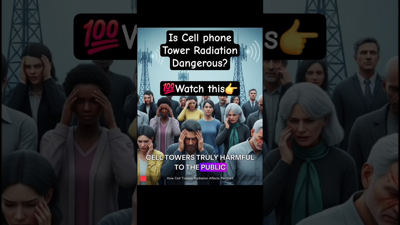 How radiation affects humans | Mobile tower radiation effects |  #shorts #mobile #mobilephone #cell