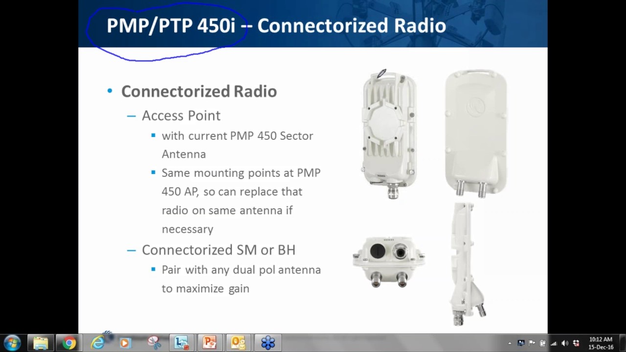 Soluciones Carrier Class PTP PMPi  450i