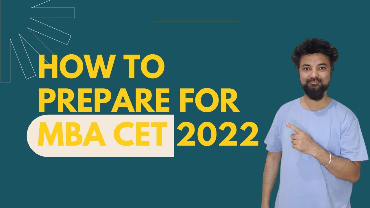 How to prepare for MBA CET 2022