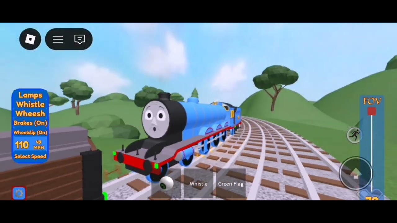 Thomas and friends in roblox #train 
