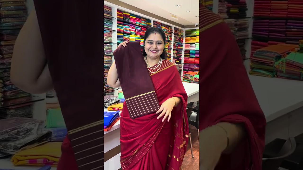 Pure Mysore crepe silk saree self colour ‼️🥰‼️‼️| 6363247858 | Preity’s Silks | 1–1-2026🤩😍