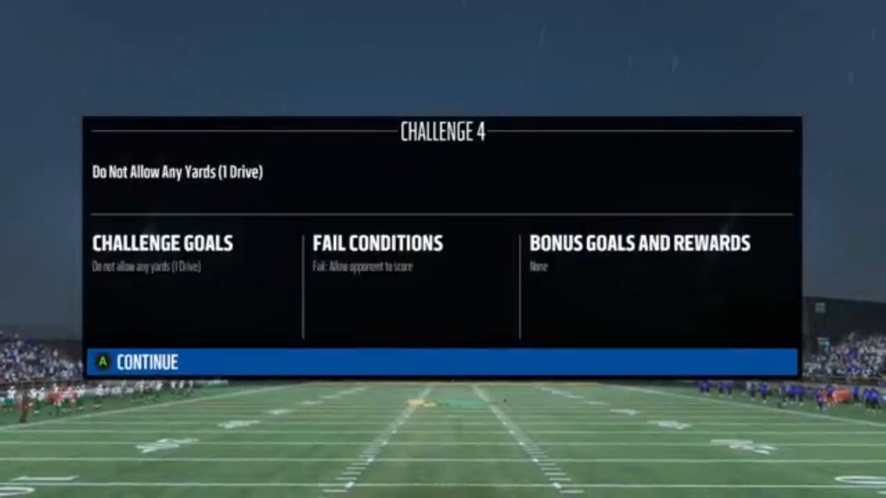Madden 18 Ultimate Team Week 10 Heroic Boss Battle Challenge 4 Do Not Allow Any Yards First Drive