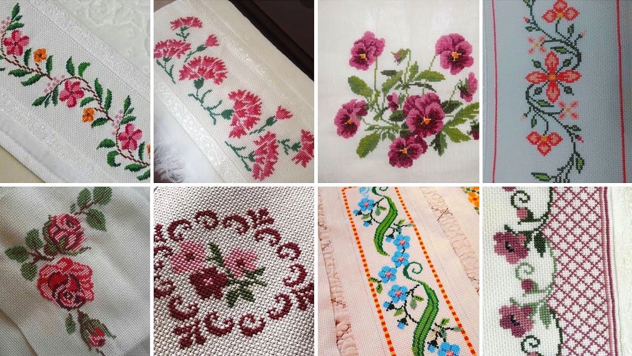 KANAVİCE İŞLEME MODELLERİ, YENİ ETAMİN ÖRNEKLERİ, ETAMİN HAVLU, SECCADE, RUNNER, MASA ÖRTÜSÜ, PANO