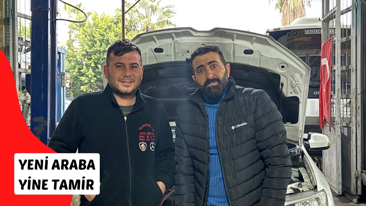 Yeni araba yine tamir