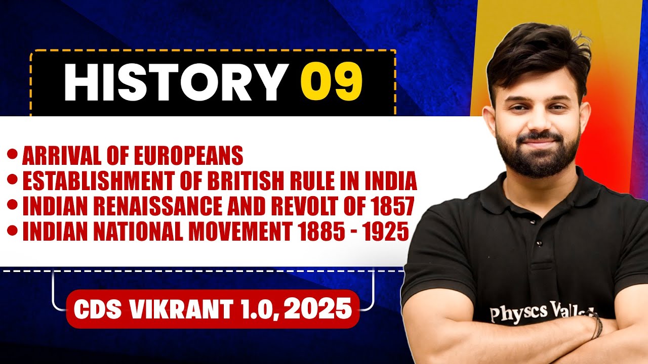 Arrival of Europeans, Establishment of British Rule, Indian Renaissance and Revolt of 1857