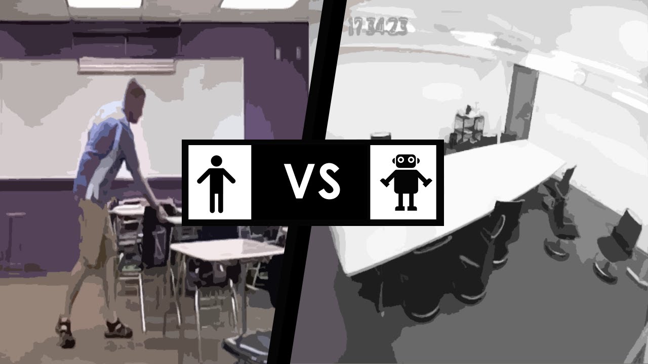 Human vs Machine : Chair Moving (Automation)