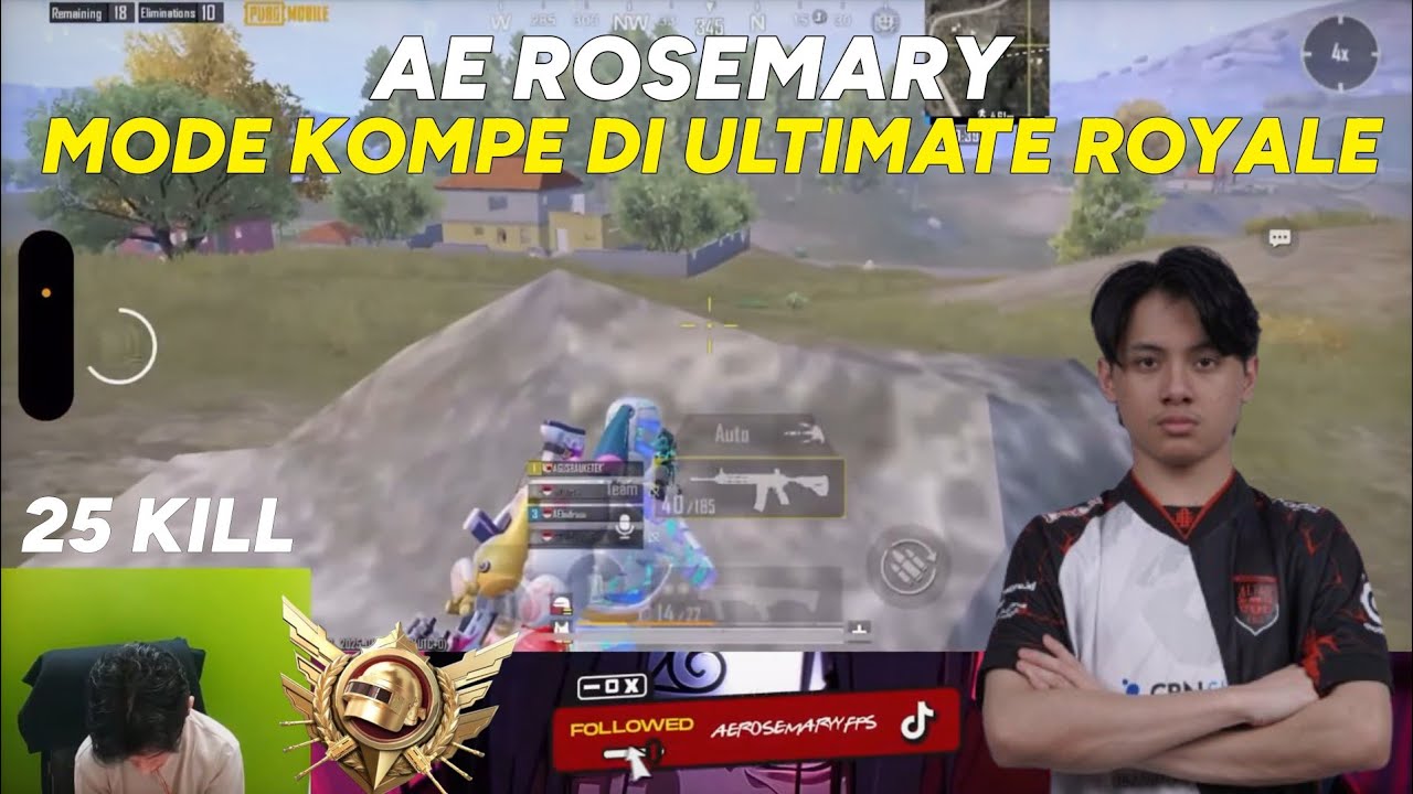 AE Rosemary ULTIMATE ROYALE | PRO PLAYER PUBG MOBILE