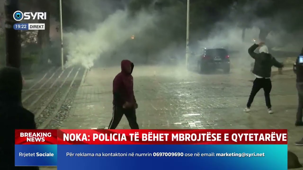 Vendim ekstrem nga polica, gazetari Gjinaj: Hodhën gaz masiv ndaj protestuesve