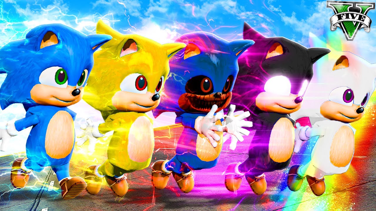 Qué BEBE SONIC es el MÁS RÁPIDO en GTA 5 ?? (Sonic movie mod)