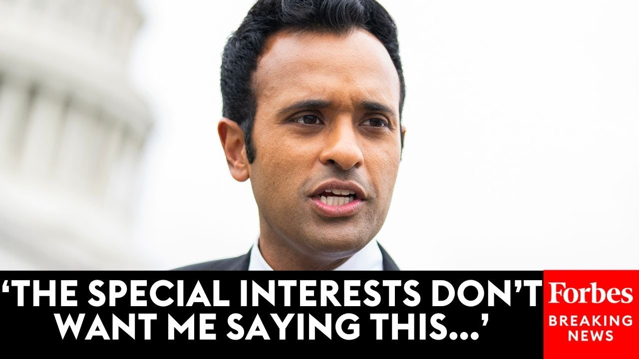Vivek Ramaswamy Holds A Town Hall In Monroe County, Iowa