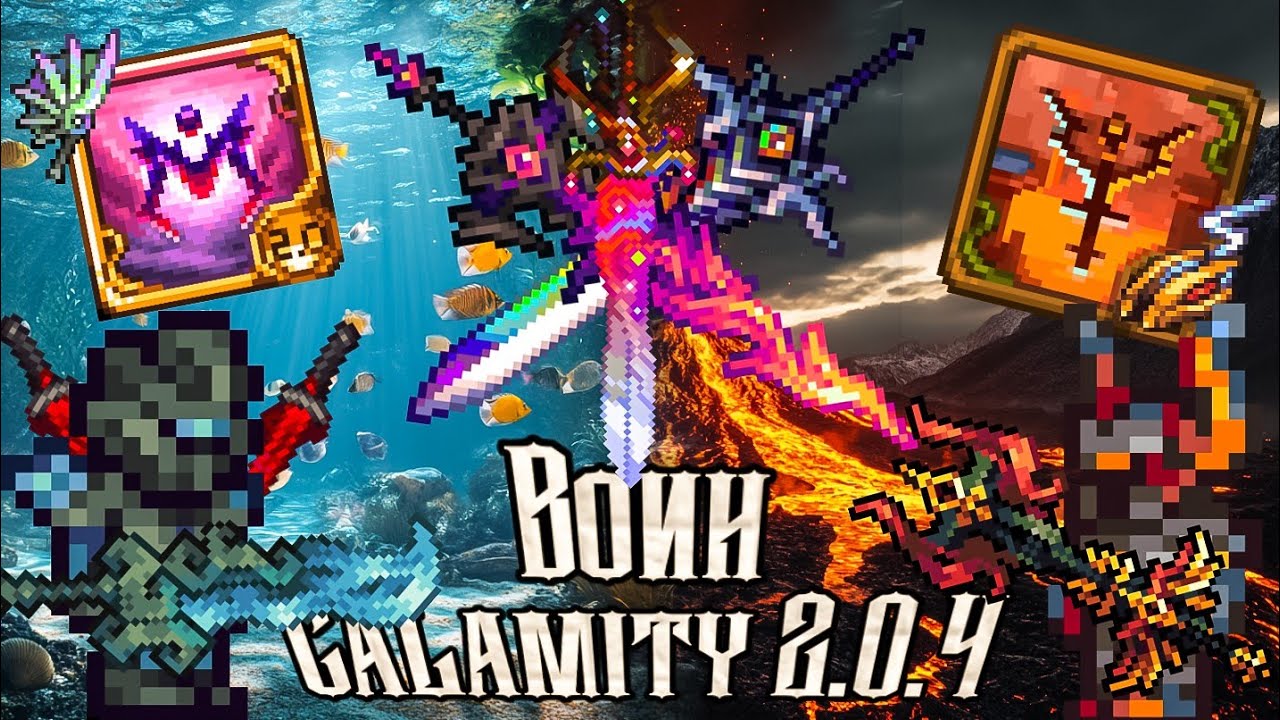 Calamity 2.0.4 | Полный гайд на класс воина. Все о билдах в Каламити моде на Террарию