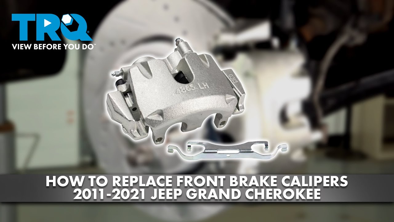 Как заменить передние тормозные суппорты на Jeep Grand Cherokee 2011-2021