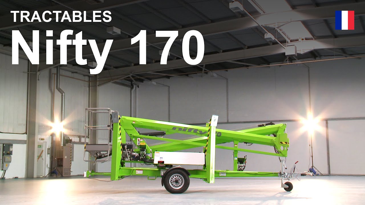 Nacelle élévatrice tractable | Nifty 170 vidéo du produit