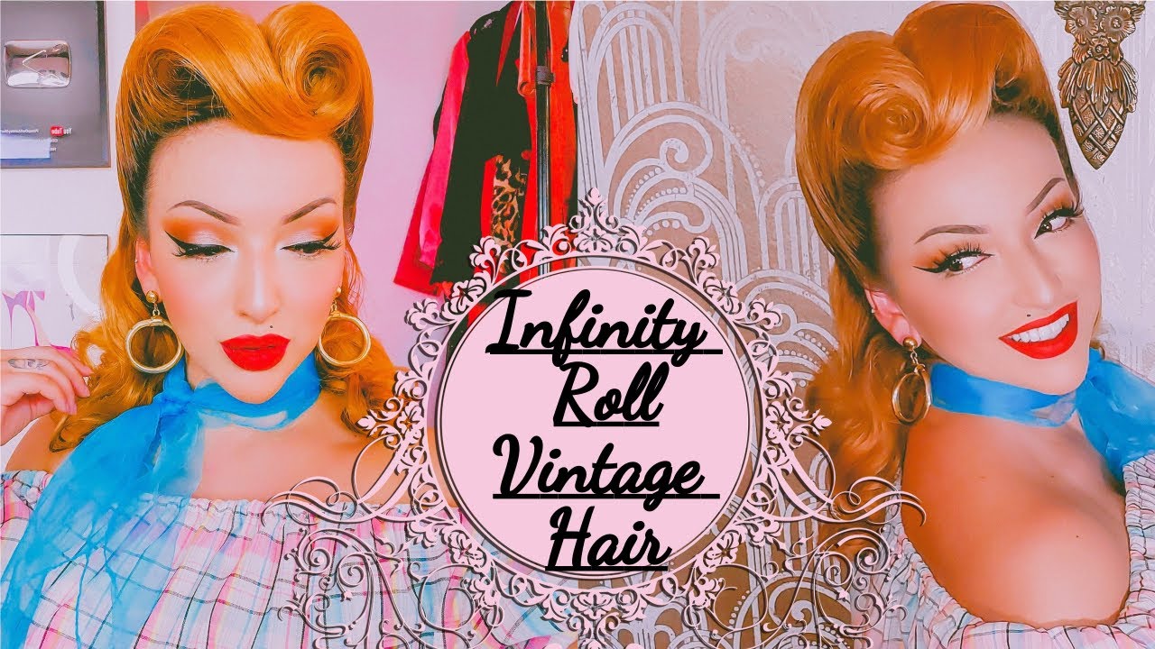 THE INFINITY ROLL | Vintage 1950s Hair Tutorial