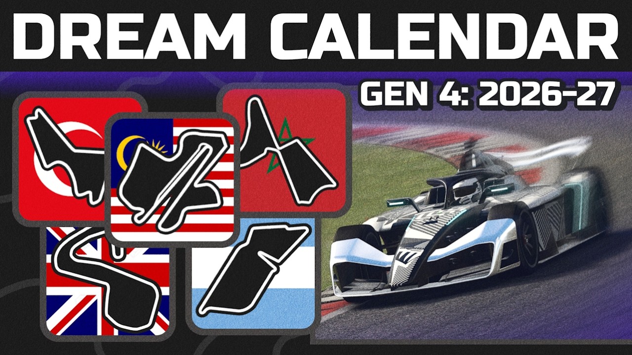 My DREAM Calendar for Formula E GEN 4