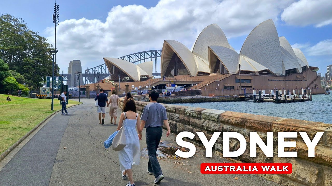 SYDNEY 4K Walking Tour | Центральный деловой район Сиднея, пляж Бонди, Австралия 🇦🇺