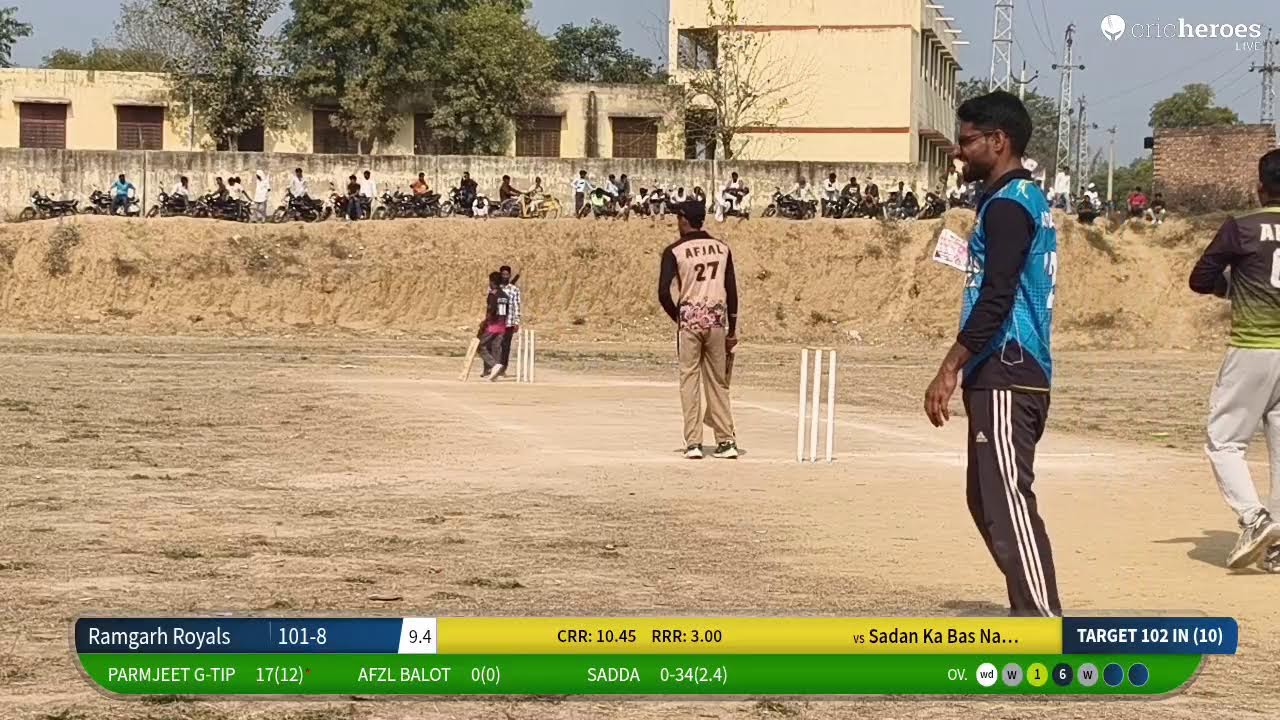 Sadan Ka Bas Nangla Banjirka11 vs Ramgarh Royals live cricket match | Nangla Banjeerka Super League