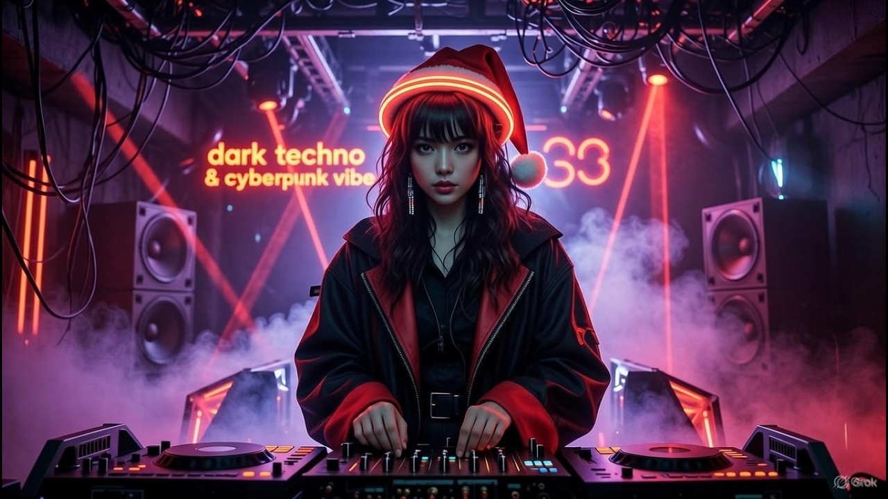 Dark Synthwave DJ Mix Best 2025 | Cyberpunk Neon City Club Music Remix