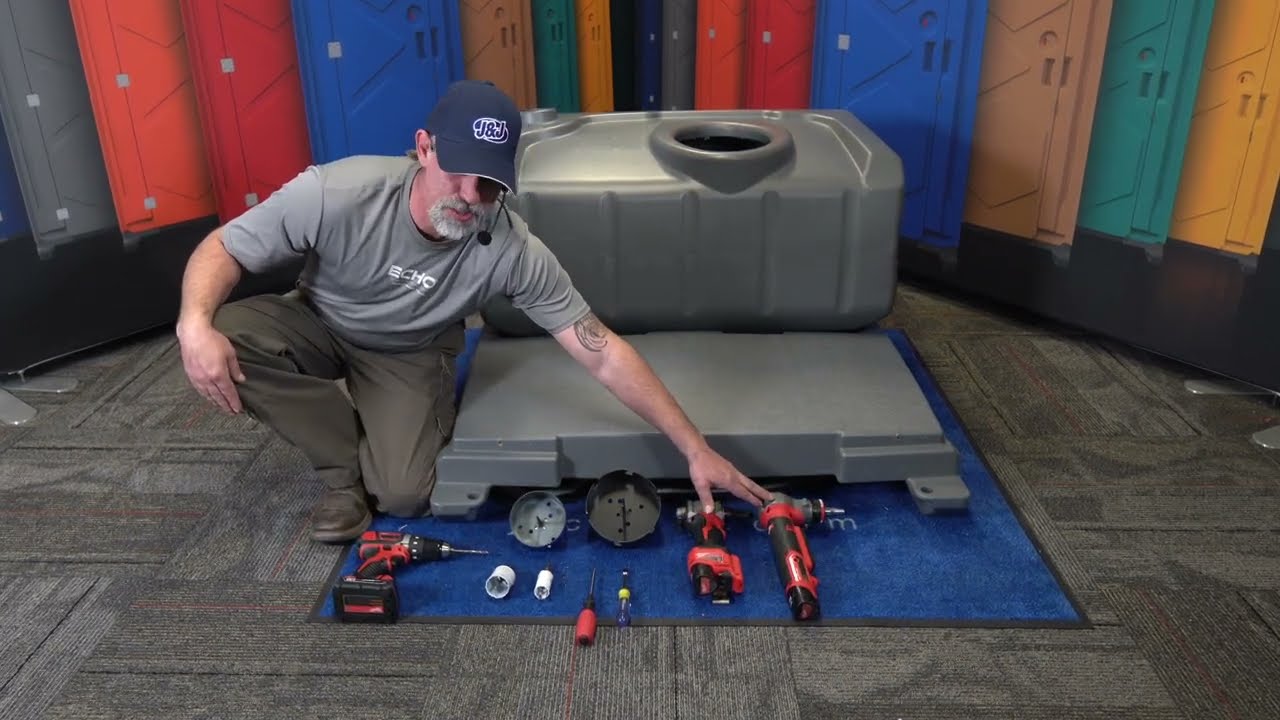 J&J Echo Recirculating Portable Toilet Assembly Video | J&J Portable Sanitation Products